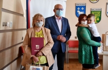 Pani Wszędybył i starosta Dariusz Kałużny